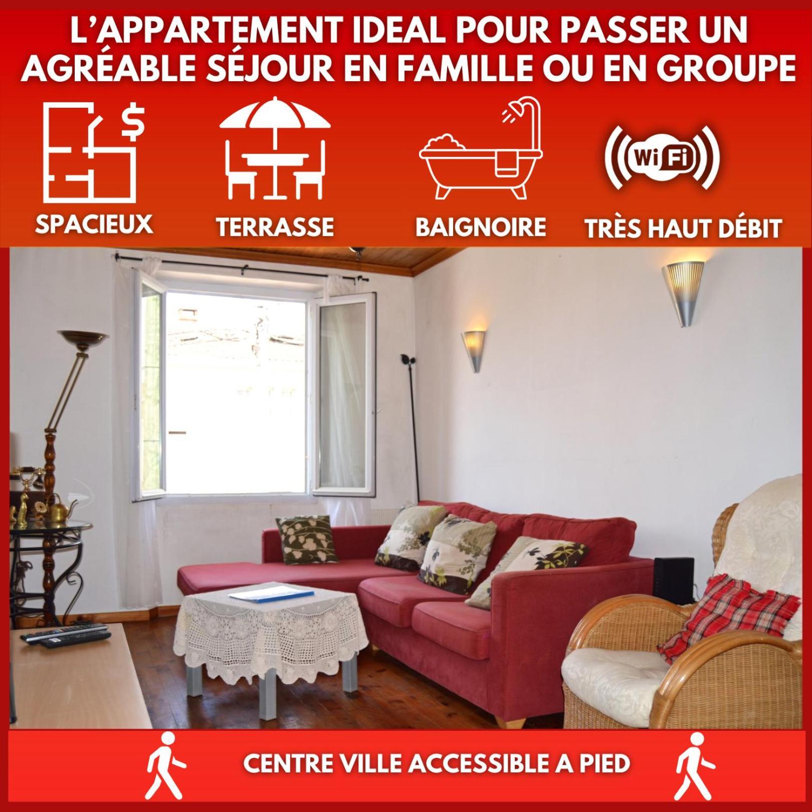Comme Chez Mamie Albi - Terrasse - Proche Centre Apartment Bagian luar foto