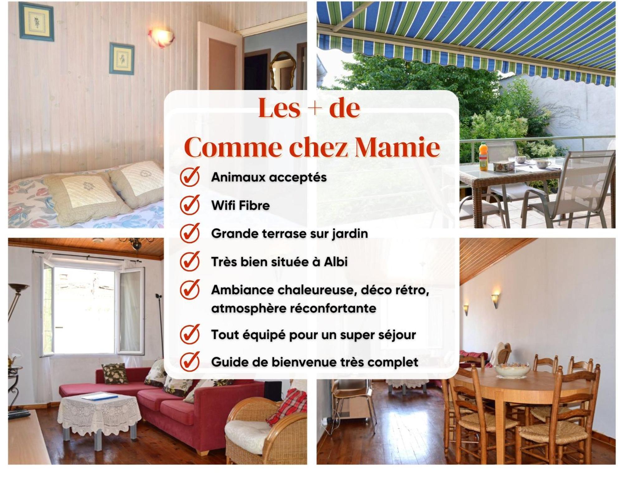Comme Chez Mamie Albi - Terrasse - Proche Centre Apartment Bagian luar foto